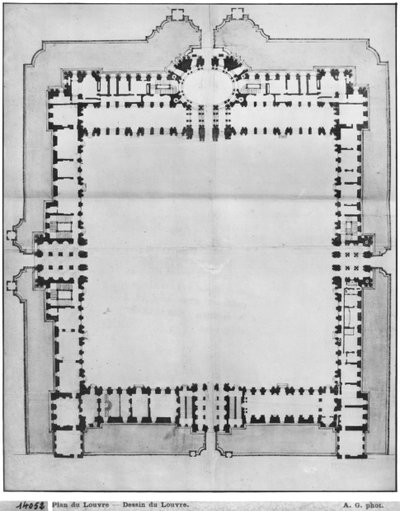 Diseño para los edificios orientales del Louvre, de 